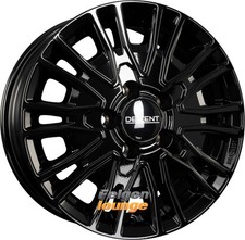 4 Alufelgen DEZENT KE BLACK -