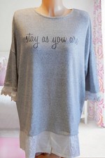 Damen Tunika 44 46 Shirt Pulli