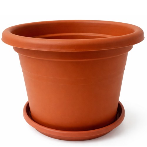 Blumentopf mit untersetzer - ,