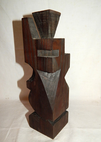 Skulptur holz kubismus - holz,