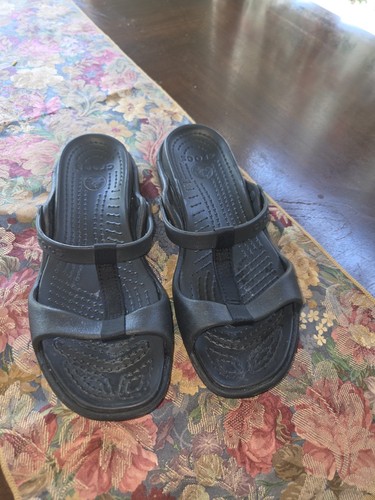 Crocs black cleo iii slip - cleo,