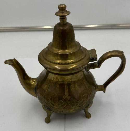 Orientalische messing teekanne - orientalische,