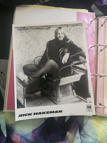 Rick wakeman signierte - rick,