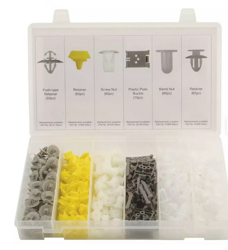 Sortiment befestigungs clips - sortiment, befestigungs-clips