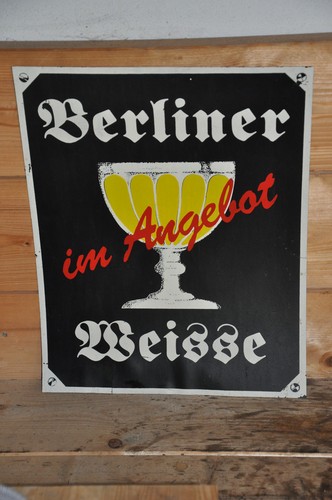 Altes brauereischild ddr - altes,