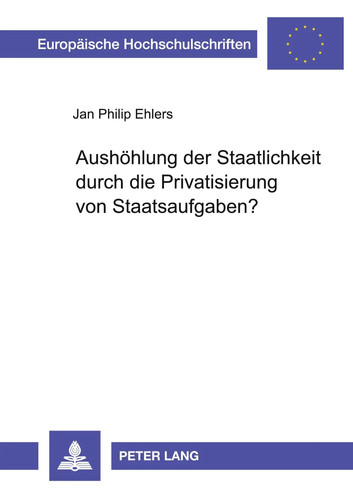 Aushöhlung der staatlichkeit - der,
