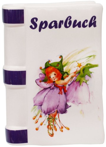 Spardose fee lila sparbüchse - fee,