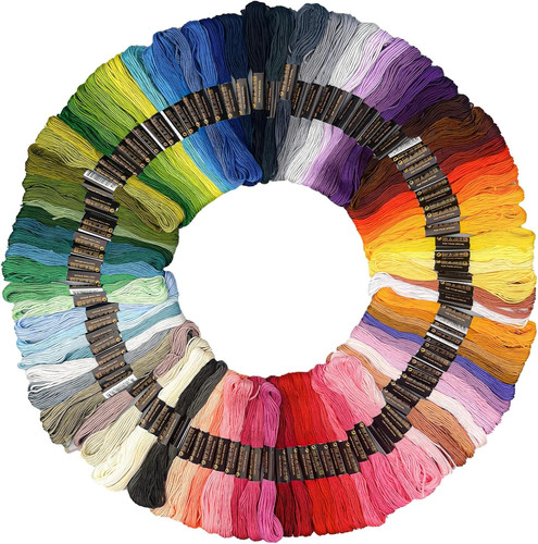 100 farben stickgarn - farben,