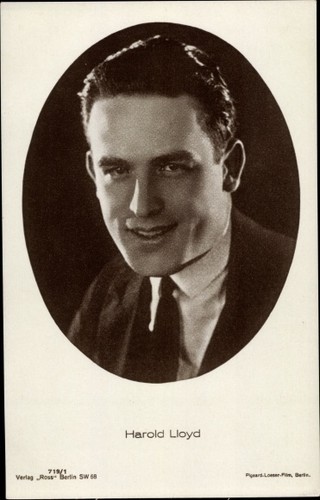 Schauspieler harold lloyd - ak,