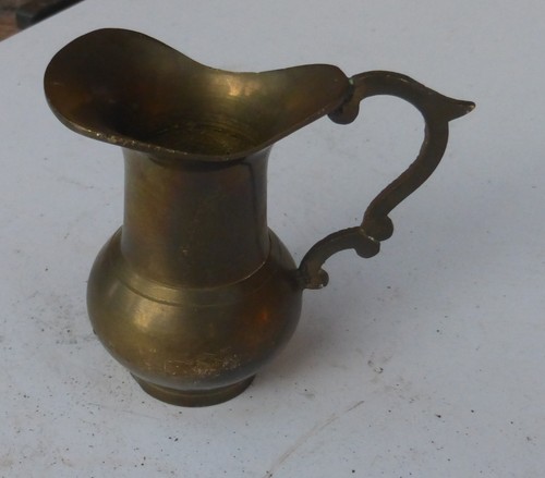 Kleine messing vase krug - messing,