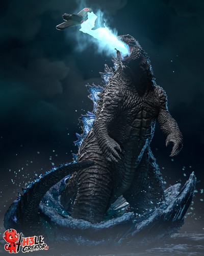 Godzilla fan art figur - figur,