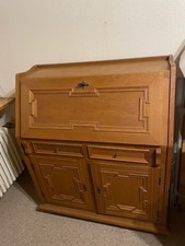 Sekretär eiche massiv - eiche,