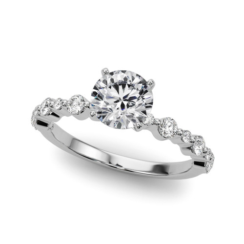 14k wei gold verlobungsring - 14k,