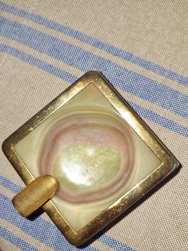 Vintage onyx aschenbecher - vintage,