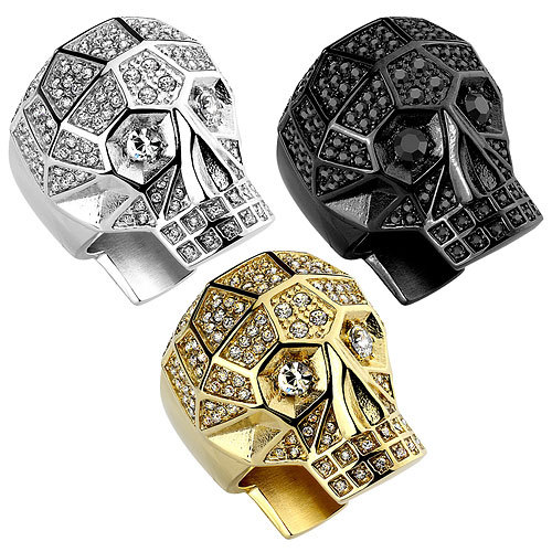 Herren ring xxl - xxl, totenkopf