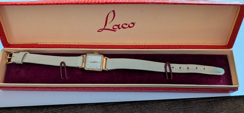 Laco vintage damenuhr double - vintage,