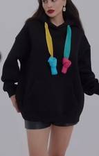 Sweat oversize pullover jacke - oversize,