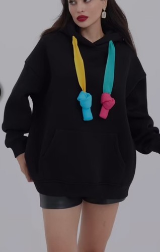 Sweat oversize pullover jacke - oversize,