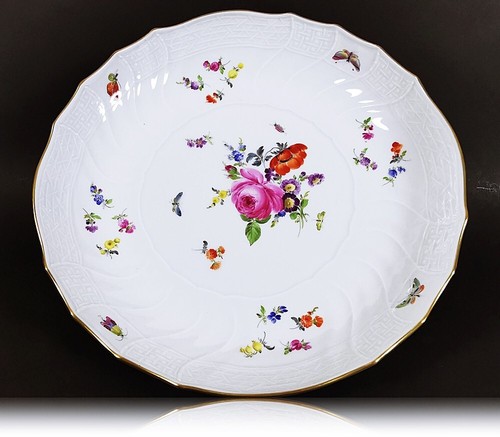 Meissen große schale - meissen, insekten