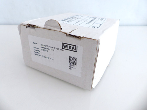 Wika 233 100 manometer - 233.30.100,
