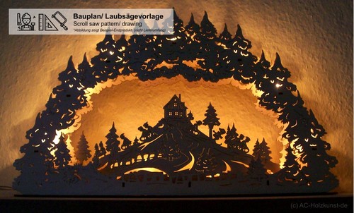 Laubsägevorlage - , 3d