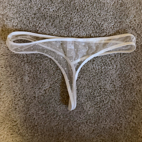 Damen panty tanga string weiß - damen, tanga/string