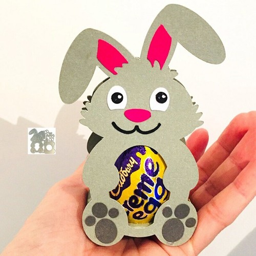 Ostern hase box metall - hase, ei