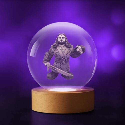 Kristallkugel thorin - 3d,