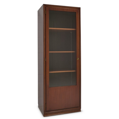 Schmale vitrine mahagoni - vitrine,