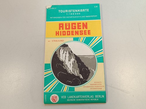 Ddr touristenkarte rügen - ddr,
