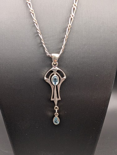 Jugendstil silberkette mit - silberkette,