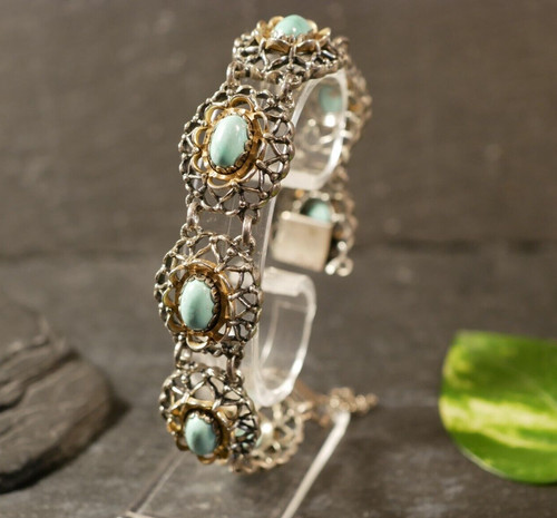 835 silber armband türkis - silber,