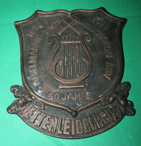 Plakette jahre spielmanns - jahre, spielmanns-
