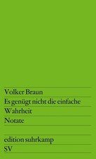 Genügt nicht die einfache - es,