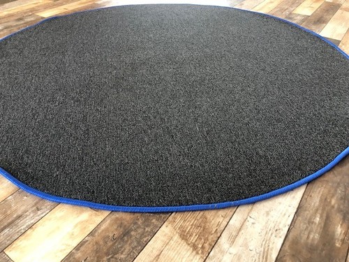 Teppich rund anthrazit - teppich,