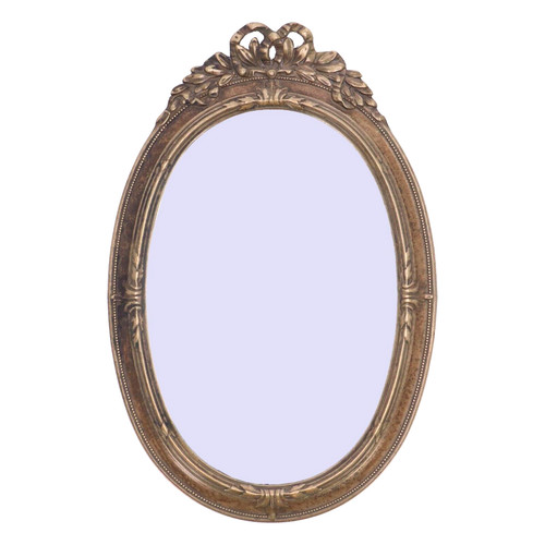 Spiegel wand oval mit rahmen - wand,