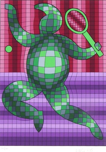 Victor vasarely tennis sport - vasarely,