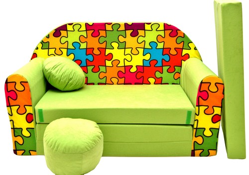 Kinder 3in1 sofa - 3in1, hocker