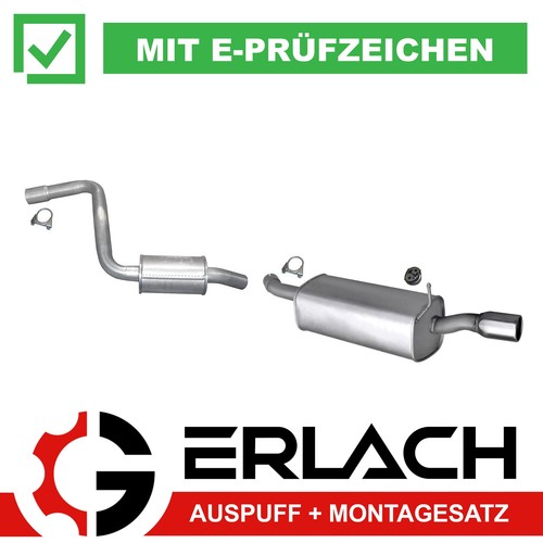 Auspuffanlage für ford fiesta - auspuffanlage,