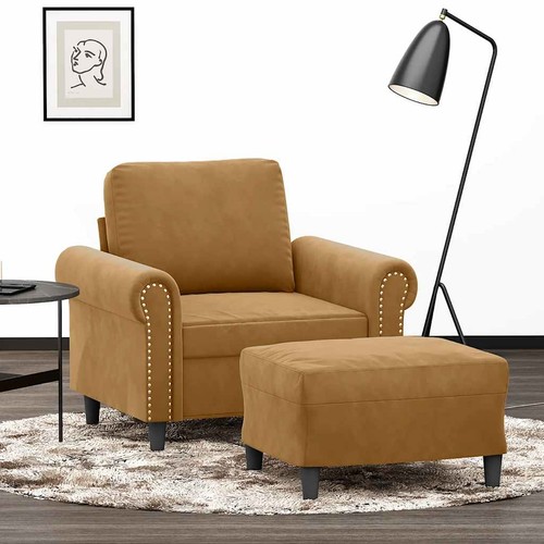 Sessel mit hocker sofa - sessel,