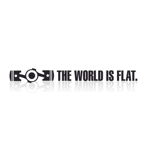 Sticker the world flat - sticker,