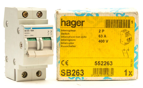 Hager sb263 63a - hager,