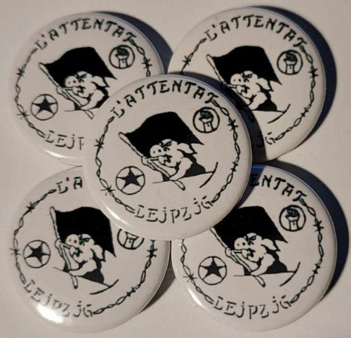 Attentat button punk - 1x,