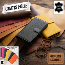 Echt leder handytasche - leder,
