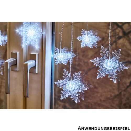 Led lichterkette schneeflocke - lichterkette,
