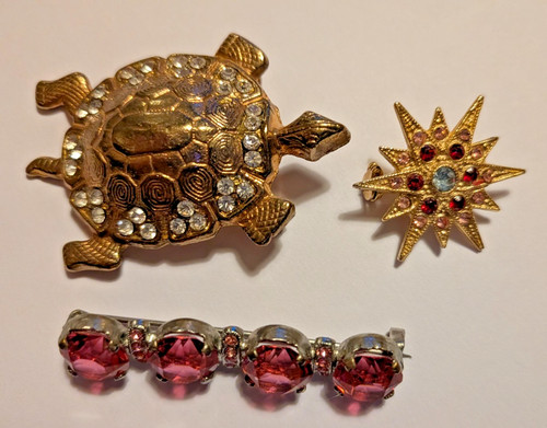 Vintage broschen set - vintage,