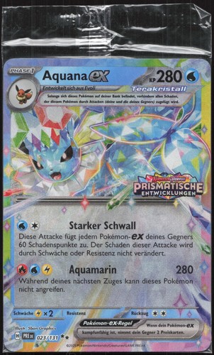 Pokémon aquana stamp promo - aquana,