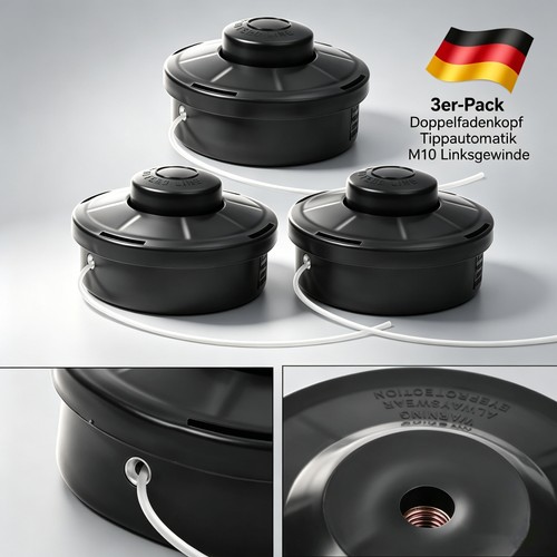Profi doppelfadenkopf für - 3x,