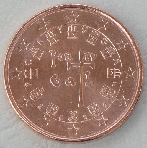 Euro cent kursmünze - cent,