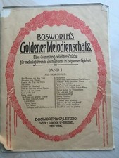 Noten antik Bosworths goldener Melodienschatz Bánd 1 Leipzig